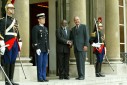 Photo : Le Président de la République et M.Sam NUJOMA, président de la République de Namibie,
